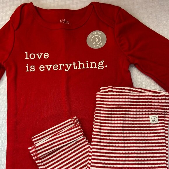 Carter's Bodysuit & Pants Set Love is Everything Little Planet NWT 9M - Picture 2 of 6